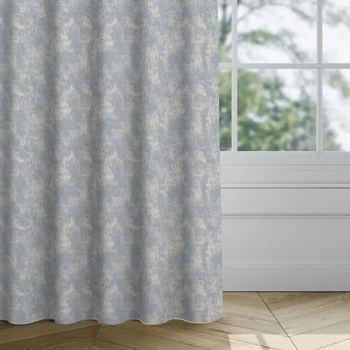 Lindsey Aqua Curtains | Online Blindz