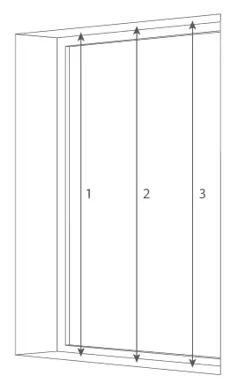 Bold Cream Roller Blind | Online Blindz measuring guide P2?>