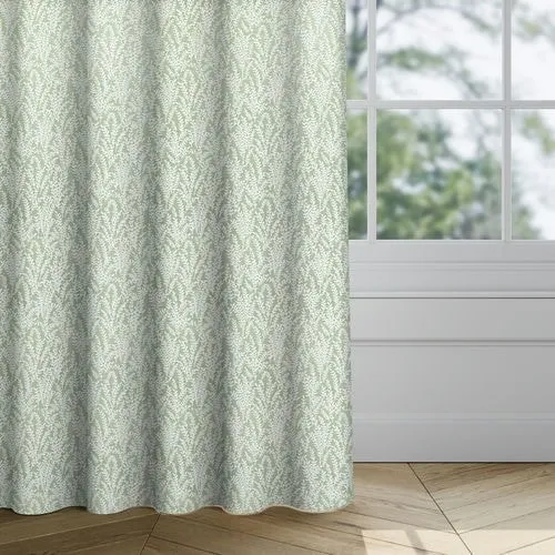 Flourish Pistachio Curtains | Online Blindz