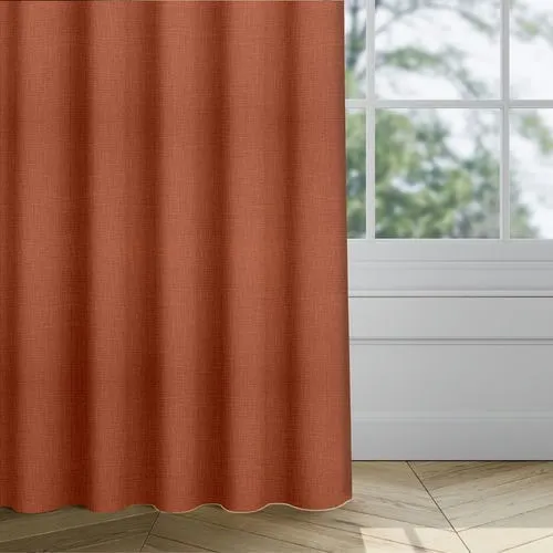 Gypsophila Terracotta Curtains | Online Blindz