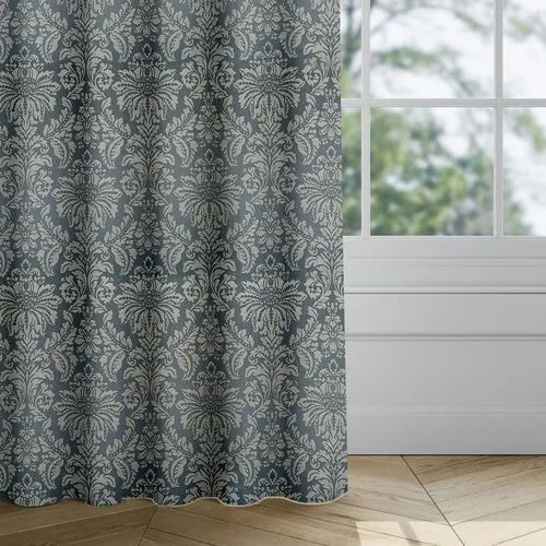 Lilah Graphite Curtains | Online Blindz