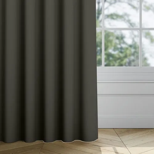 Mila Slate Curtains | Online Blindz