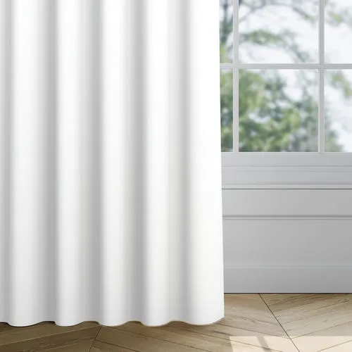 Mila White Curtains | Online Blindz