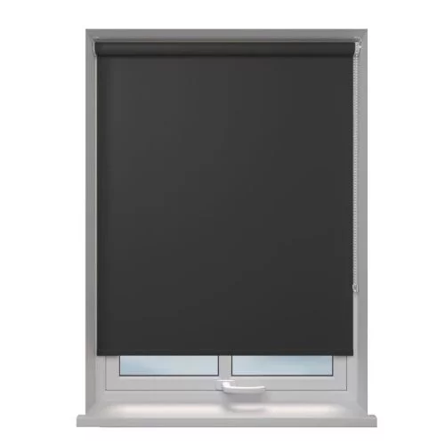 Belen Noir Electric Roller Blind | Online Blindz