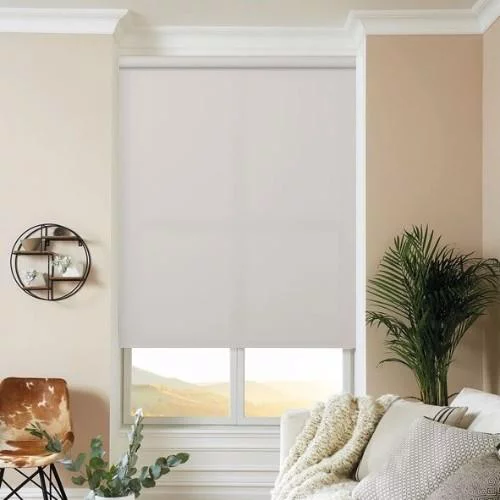 Maren Dove Electric Roller Blind | Online Blindz