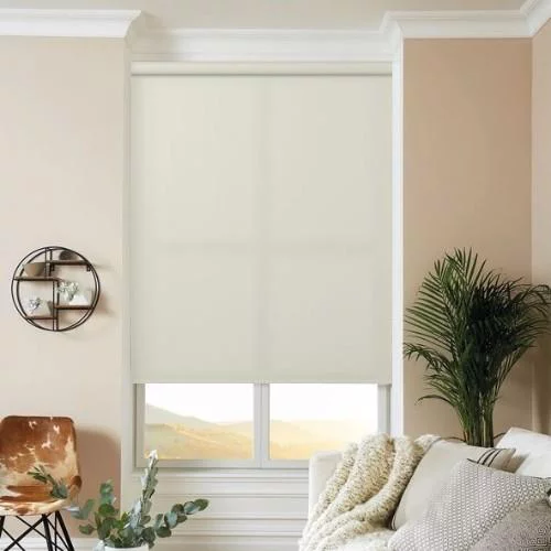 Maren Modesty Electric Roller Blind | Online Blindz