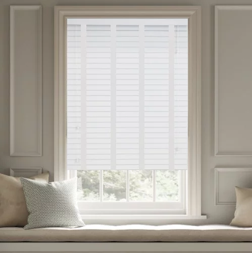 Adah LT 50mm Tape Faux Wood Blind | Online Blindz