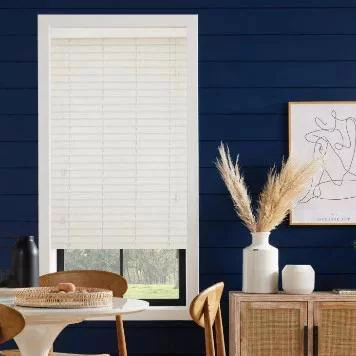 Clover LS 50mm Slat Faux Wood Blind | Online Blindz