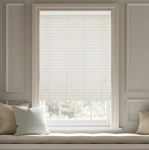 Clover LS 50mm Slat Faux Wood Blind | Online Blindz