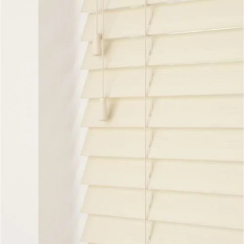 Clover LS 50mm Slat Faux Wood Blind | Online Blindz