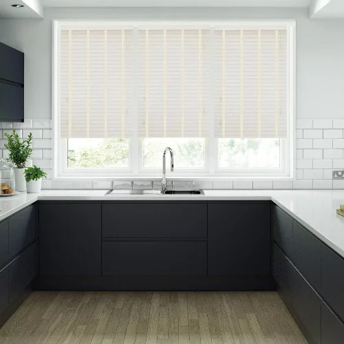 Clover LT 50mm Tape Faux Wood Blind | Online Blindz