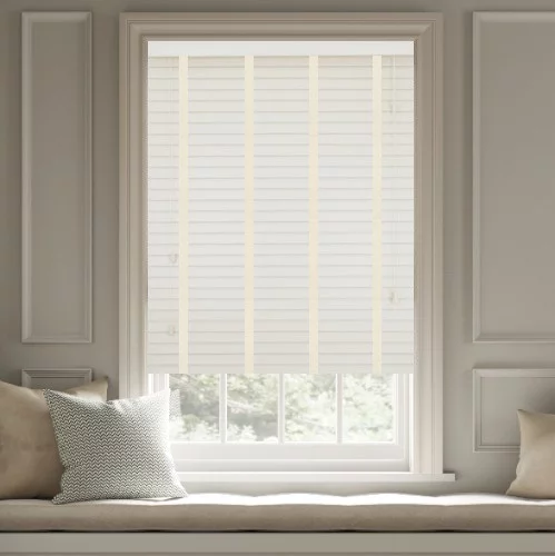 Clover LT 50mm Tape Faux Wood Blind | Online Blindz