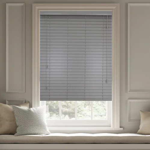 Croft LS 50mm Slat Faux Wood Blind | Online Blindz