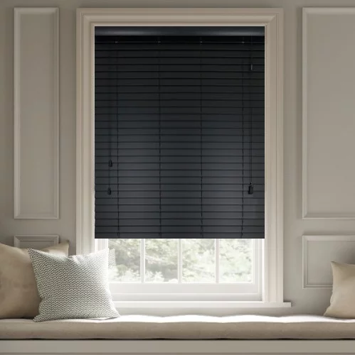 Cyclamen LS 50mm Slat Faux Wood Blind | Online Blindz