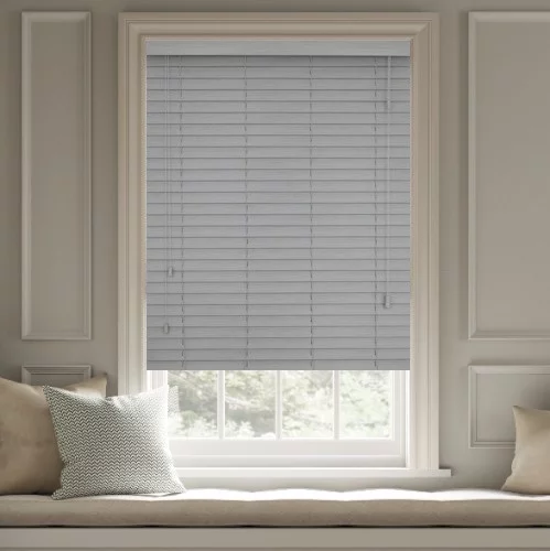 Emmersyn LS 50mm Slat Faux Wood Blind | Online Blindz