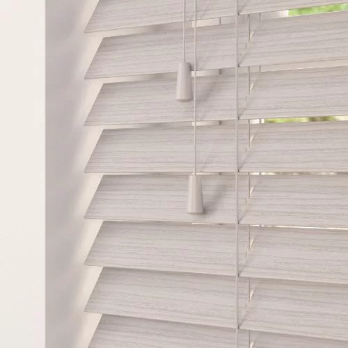 Emmersyn LS 50mm Slat Faux Wood Blind | Online Blindz