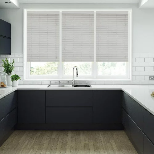 Hadley LS 50mm Slat Faux Wood Blind | Online Blindz