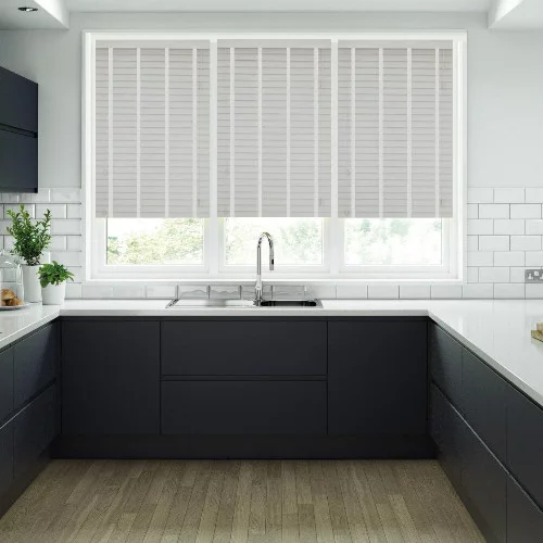 Hadley LT 50mm Tape Faux Wood Blind | Online Blindz