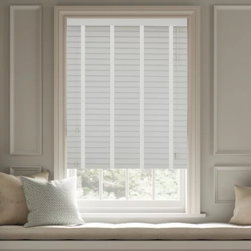 Hadley LT 50mm Tape Faux Wood Blind | Online Blindz