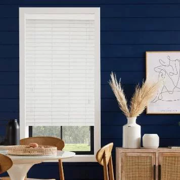 Harlee LS 50mm Slat Faux Wood Blind | Online Blindz