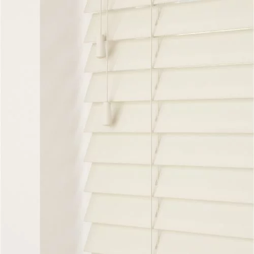 Harlee LS 50mm Slat Faux Wood Blind | Online Blindz