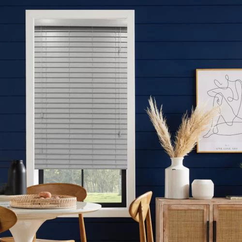 Harlow LS 50mm Slat Faux Wood Blind | Online Blindz