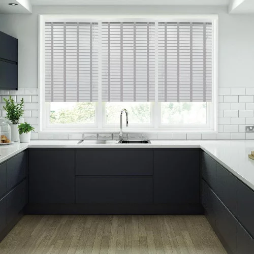 Ora LT 50mm Tape Faux Wood Blind | Online Blindz