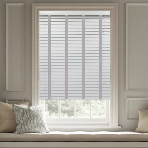 Ora LT 50mm Tape Faux Wood Blind | Online Blindz