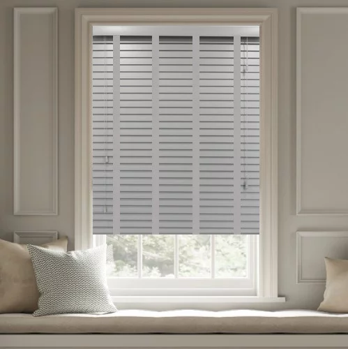 Orianna LT 50mm Tape Faux Wood Blind | Online Blindz