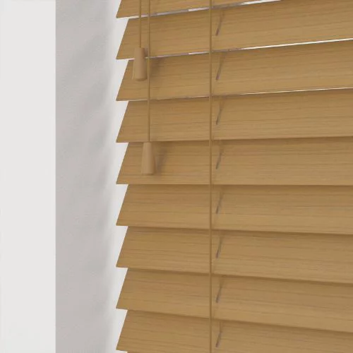 Primrose LS 50mm Slat Faux Wood Blind | Online Blindz