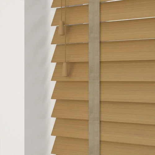 Primrose LT 50mm Tape Faux Wood Blind | Online Blindz