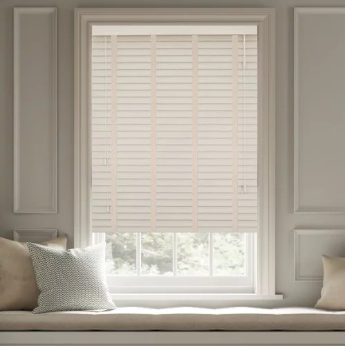 Ramona LT 50mm Tape Faux Wood Blind | Online Blindz