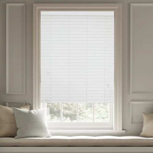 Reseda LS 50mm Slat Faux Wood Blind | Online Blindz