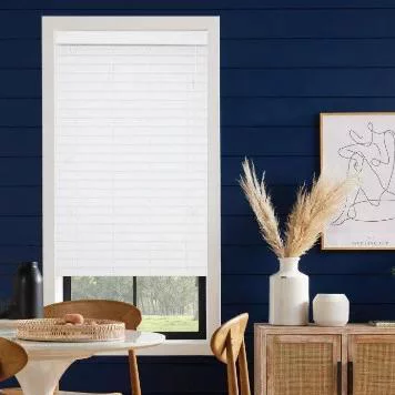 Ryker LS 50mm Slat Faux Wood Blind | Online Blindz