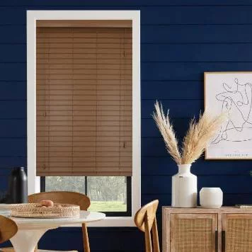 Viola LS 50mm Slat Faux Wood Blind | Online Blindz