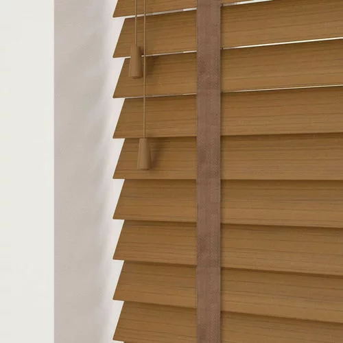 Viola LT 50mm Tape Faux Wood Blind | Online Blindz