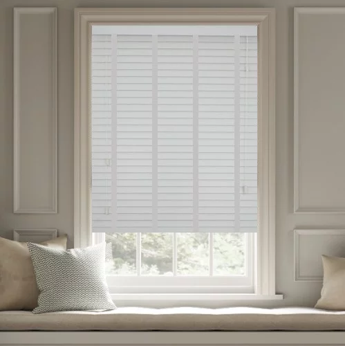 Xayah LT 50mm Tape Faux Wood Blind | Online Blindz