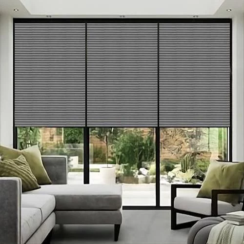 Array Charcoal Honey Comb Blind | Online Blindz