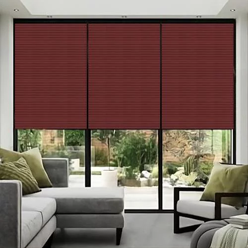 Darwin Burgundy Honey Comb Blind | Online Blindz