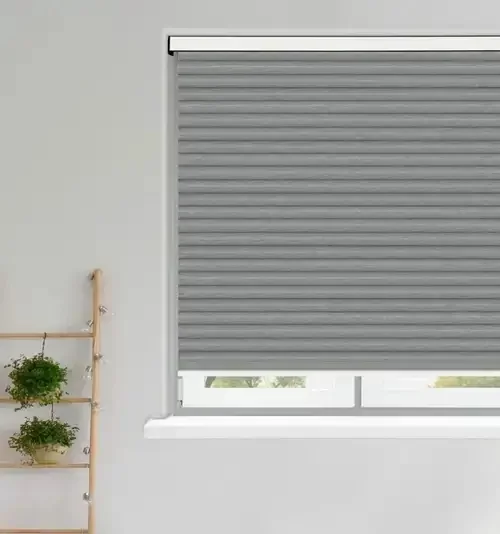 Eleanora Soft Pewter Honey Comb Blind | Online Blindz