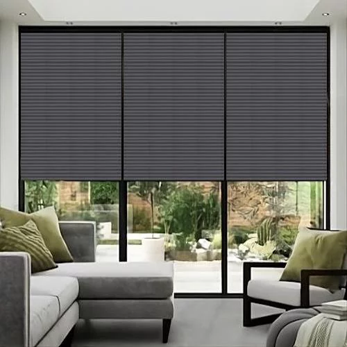 Glitzy Anthracite Honey Comb Blind | Online Blindz