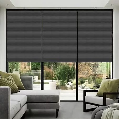 Glitzy Onyx Honey Comb Blind | Online Blindz