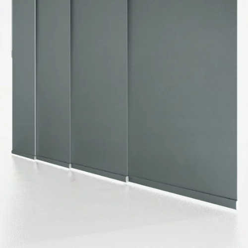 Leliana Blackout Anthracite Grey Panel Blind | Online Blindz