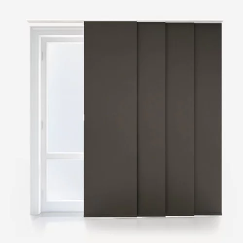 Leliana Blackout Brown Panel Blind | Online Blindz