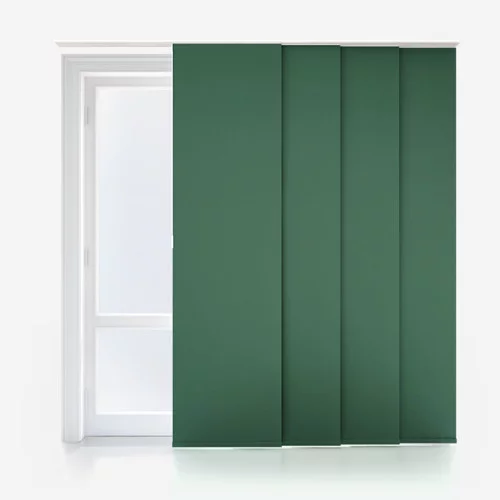 Leliana Blackout Hunter Green Panel Blind | Online Blindz