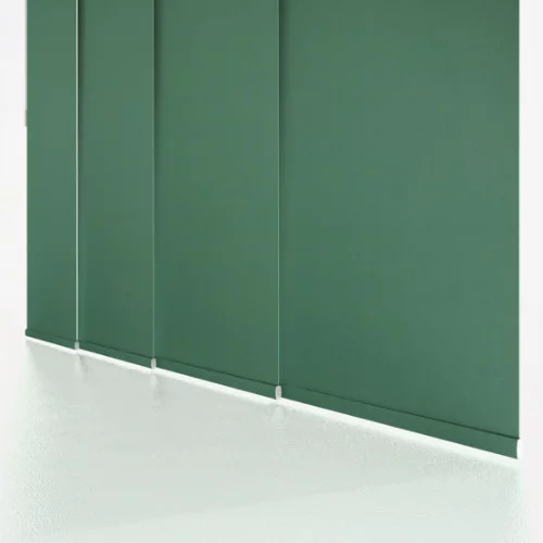 Leliana Blackout Hunter Green Panel Blind | Online Blindz