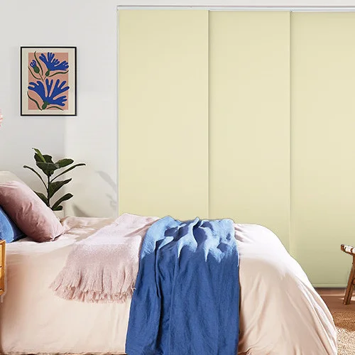 Leliana Blackout Ivory Panel Blind | Online Blindz