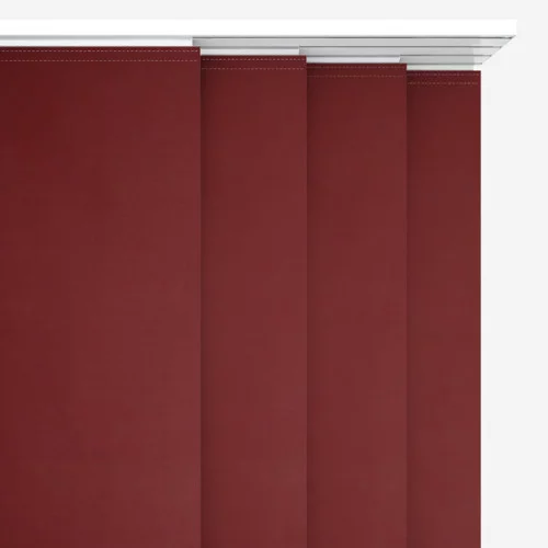 Leliana Blackout Merlot Red Panel Blind | Online Blindz