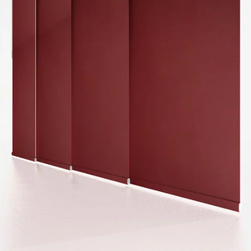 Leliana Blackout Merlot Red Panel Blind | Online Blindz