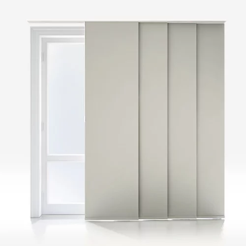 Leliana Blackout Silver Grey Panel Blind | Online Blindz